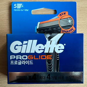 질레트 프로글라이드 면도날 *4개입