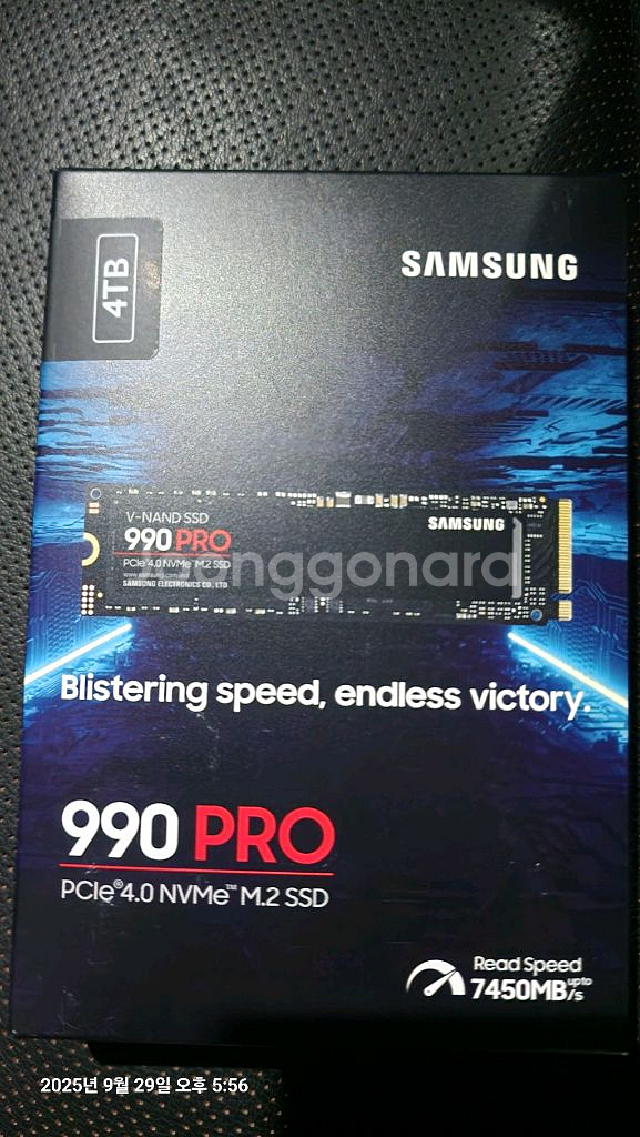 삼성정품 ssd m.2 990PRO 4TB 미개봉 판매--0