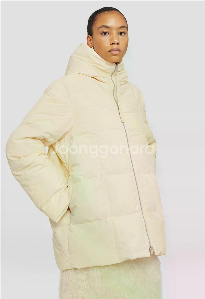 질샌더 후드다운 아우터34--8