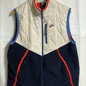 공용 나이키 플리스 경량 패딩 조끼 L