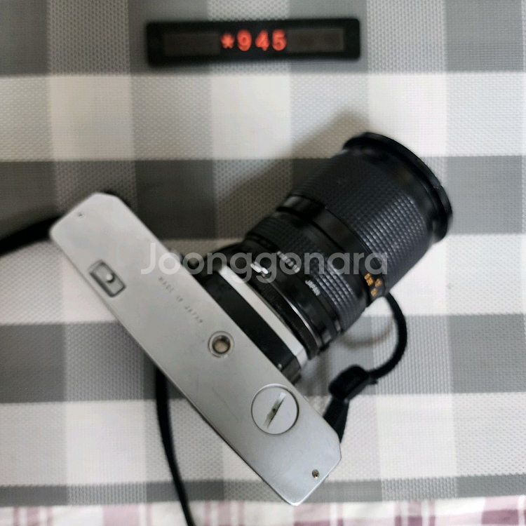 리코 싱글렉스 TLS 필름카메라 실버바디--1