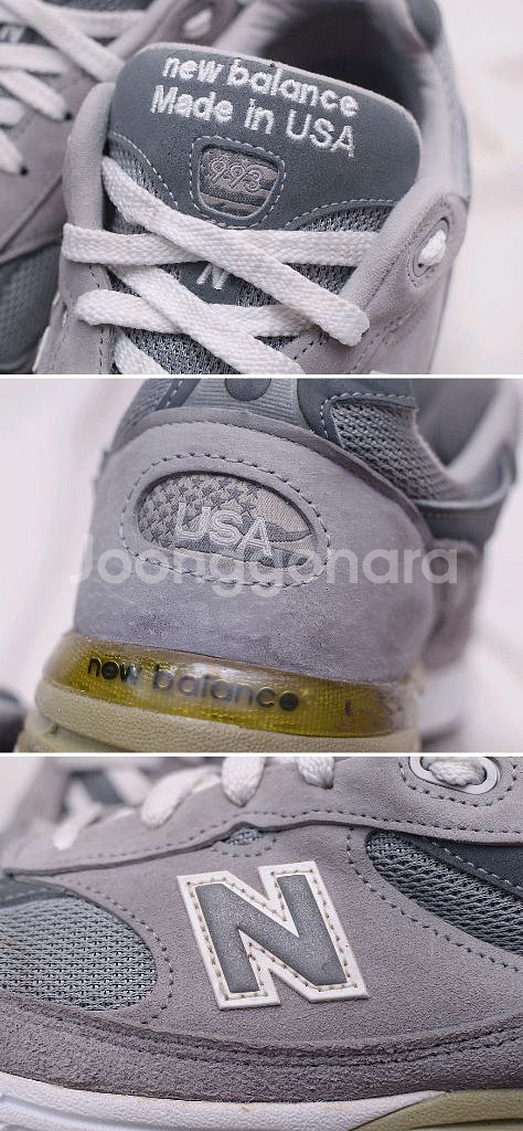 뉴발란스 993 그레이 USA 메이드 (260A)--8
