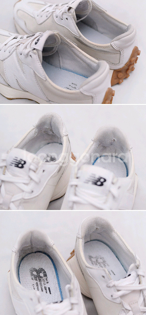뉴발란스 WS327LA 레더 화이트 문빔 (255B)--5