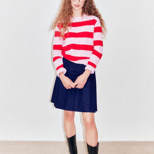 PONYTAIL 스트라이프 니트