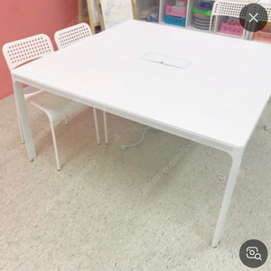 이케아베칸트.단종상품.회의테이블.화이트