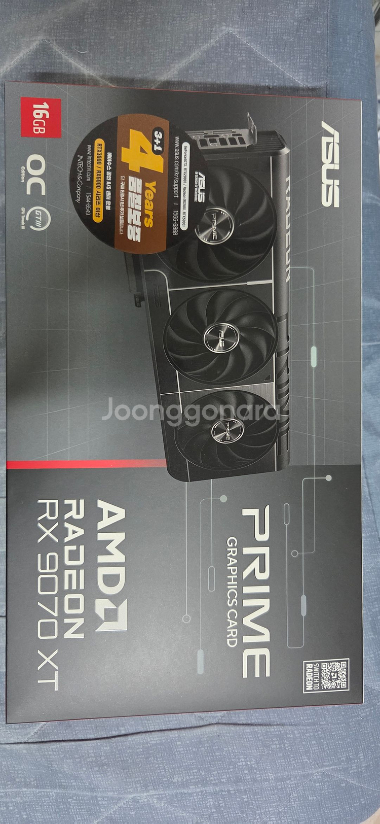 (미개봉)ASUS RX 9070xt prime oc--0