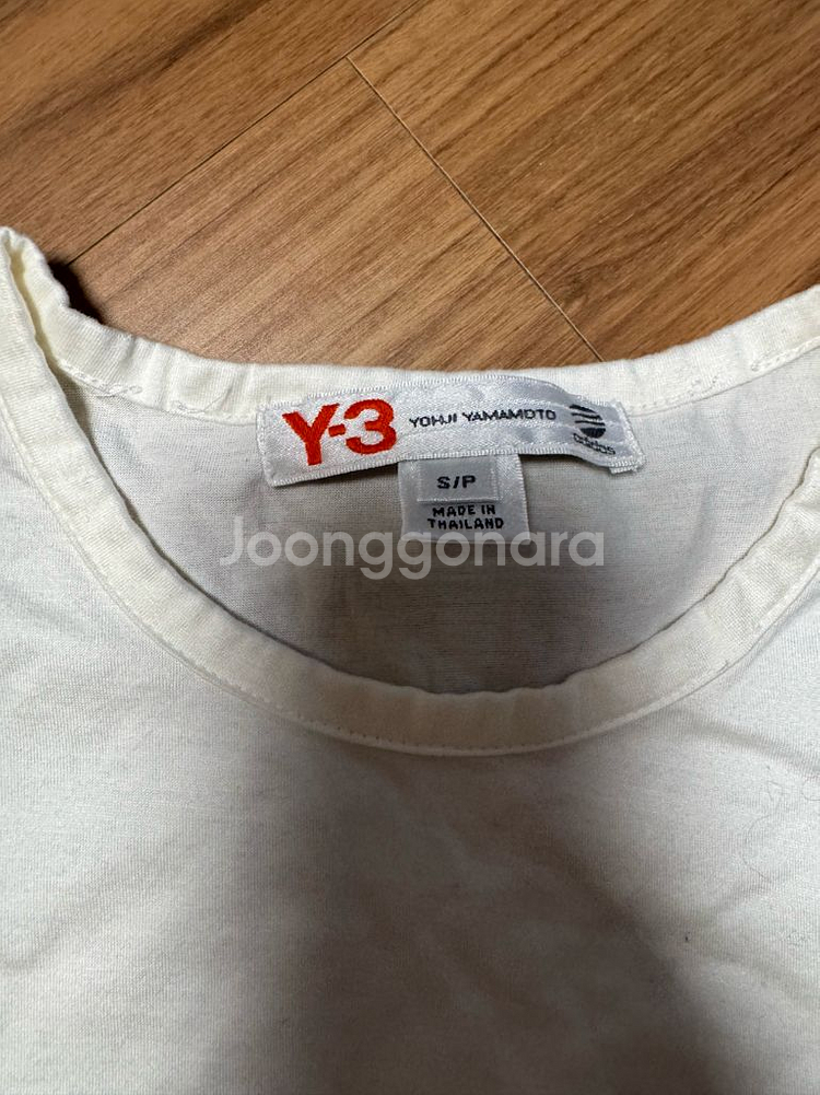 Y-3 화이트 티셔츠--1