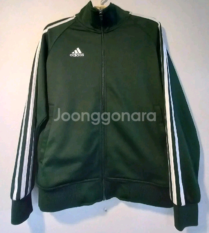 아디다스 딥그린 카키 진초록 실버 트랙탑 져지집업100--0