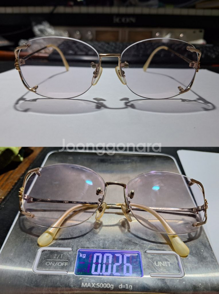 Citizen CLAIRE 1140 일본 무테 안경--9