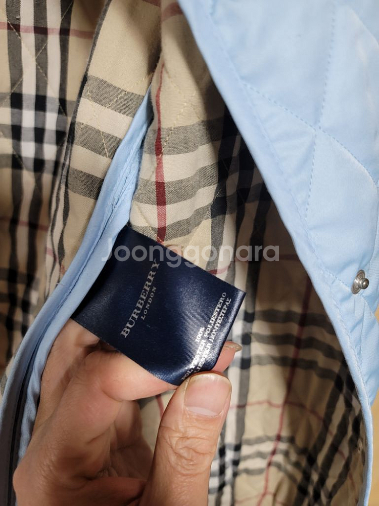 버버리 퀄팅자켓--5