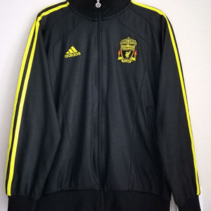 아디다스 리버풀 블랙 노랑 트랙탑 저지 져지집업 100