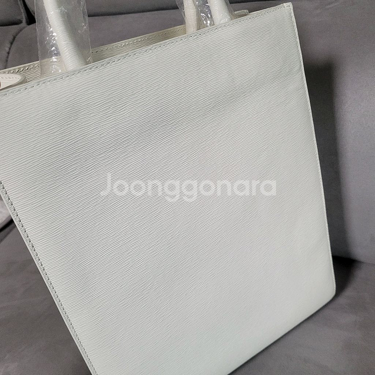 시니피에 르 카바스 T 미디엄 화이트 토트백 크로스백--3