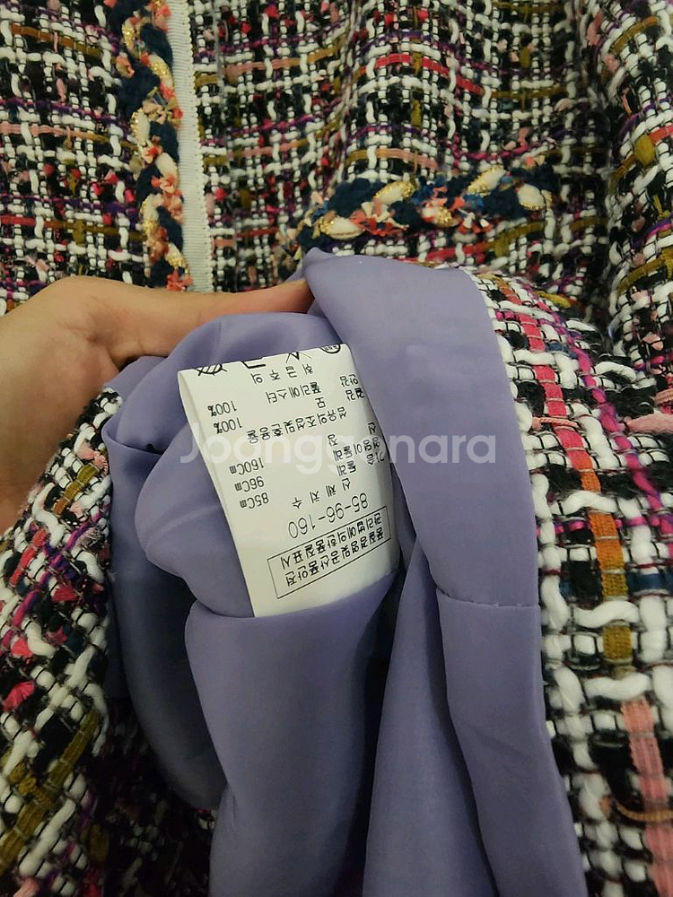 한섬 트위드자켓--3