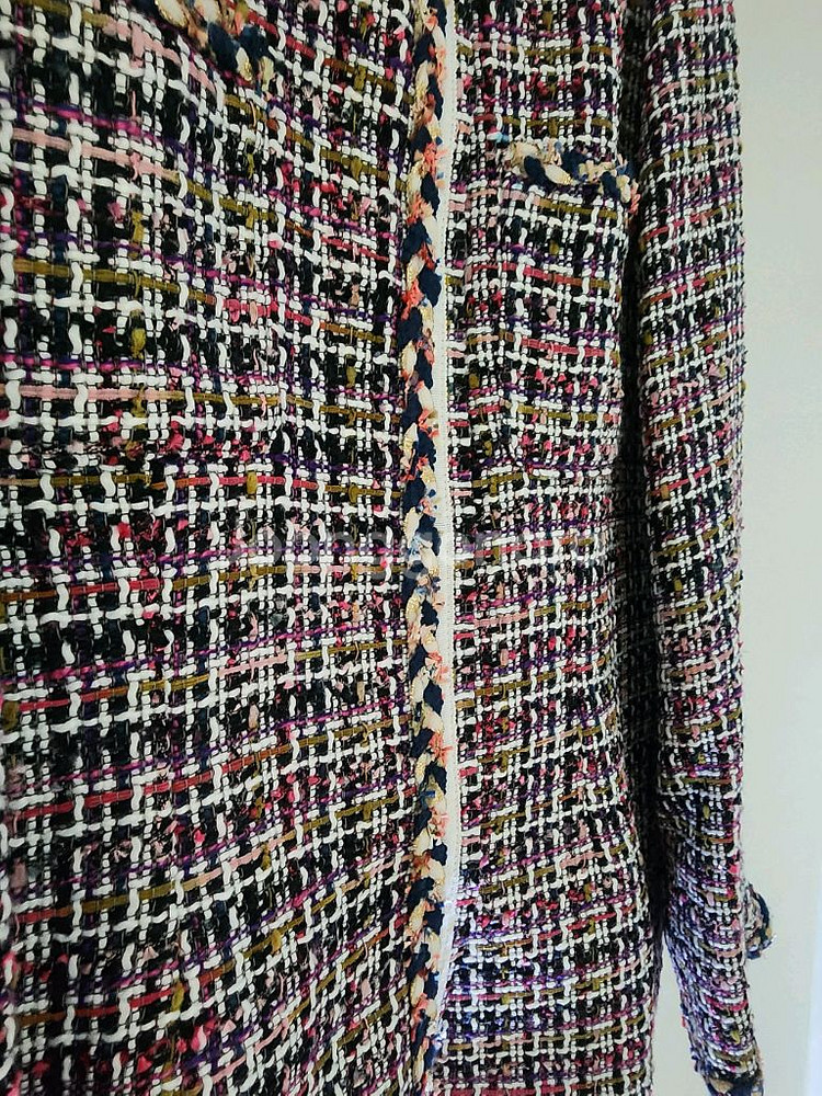 한섬 트위드자켓--1