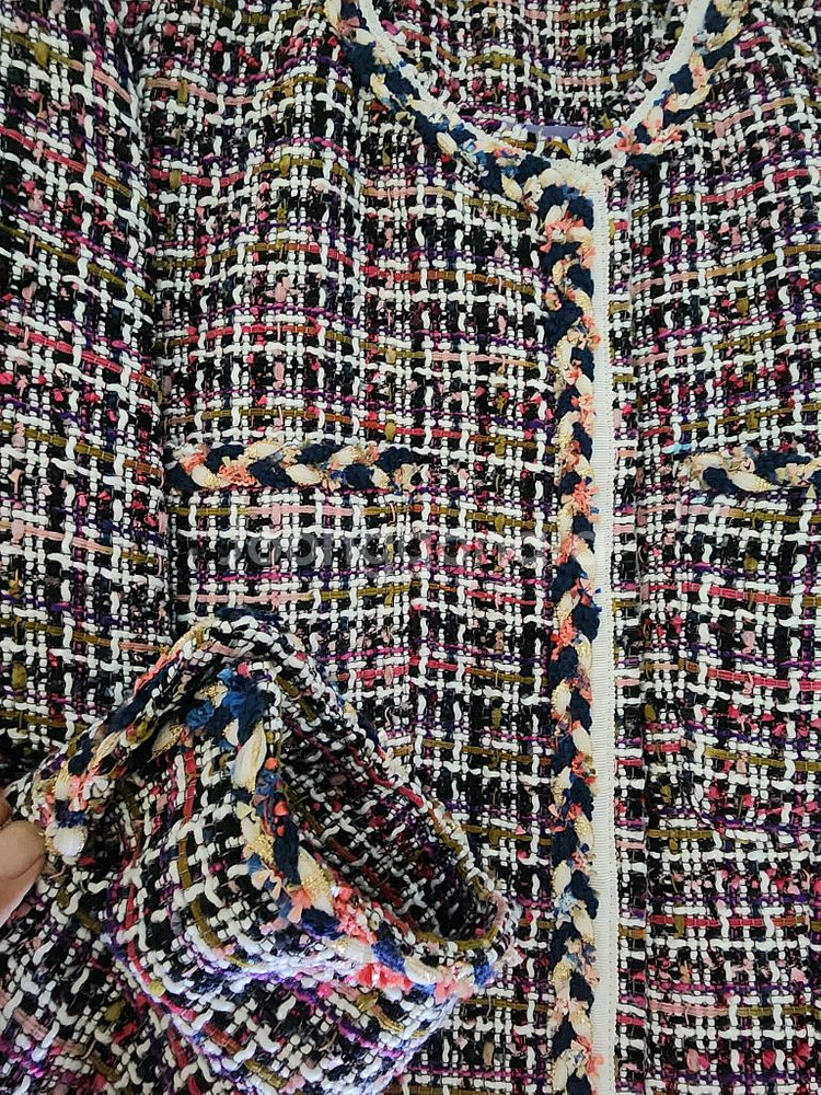 한섬 트위드자켓--2