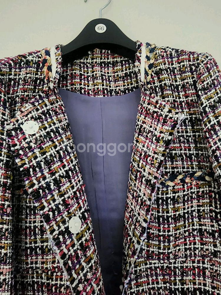 한섬 트위드자켓--4