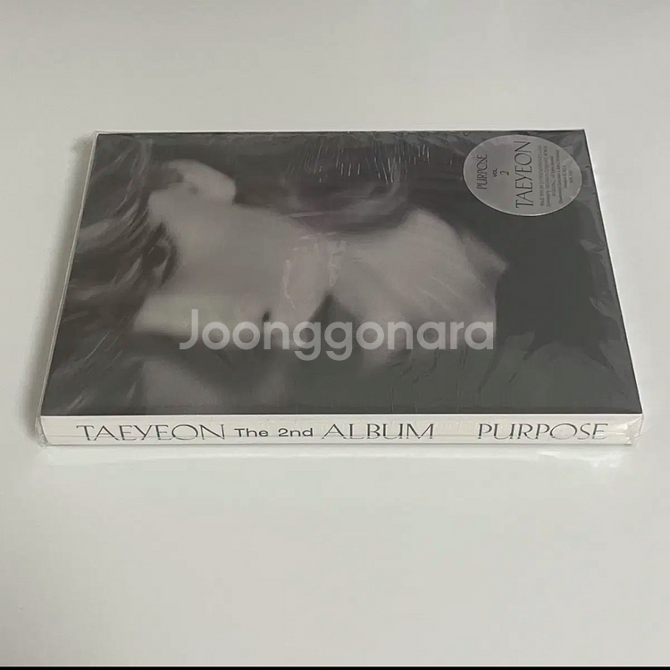 태연 정규2집 불티 purpose 퍼포즈 화이트 미개봉--2