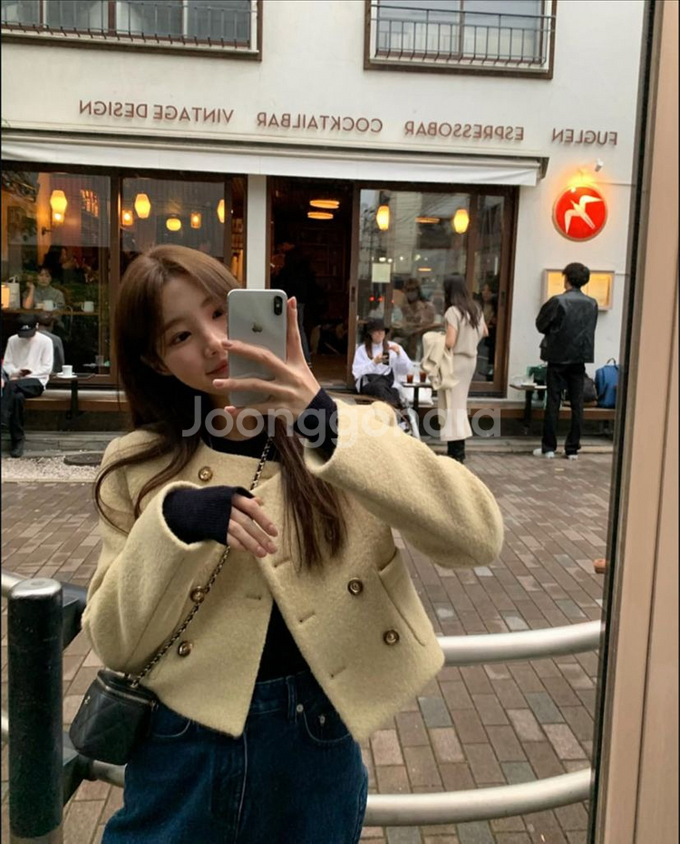 레이지샵 블라썸 블러썸 트위드자켓--0