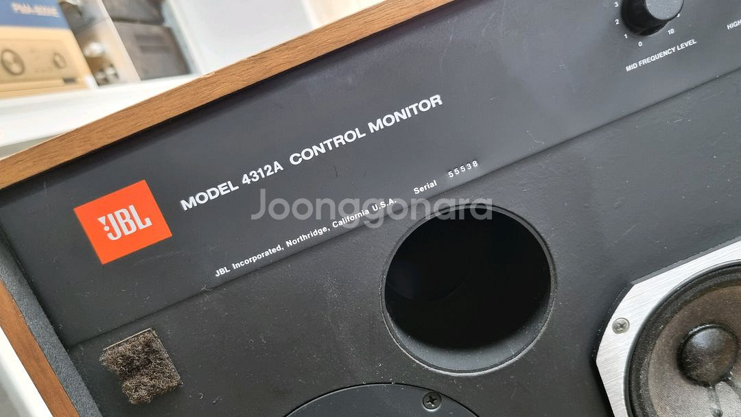 JBL 4312A 컨트롤 모니터 스피커 우드형 팝니다--6