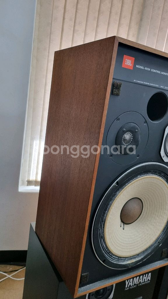 JBL 4312A 컨트롤 모니터 스피커 우드형 팝니다--5