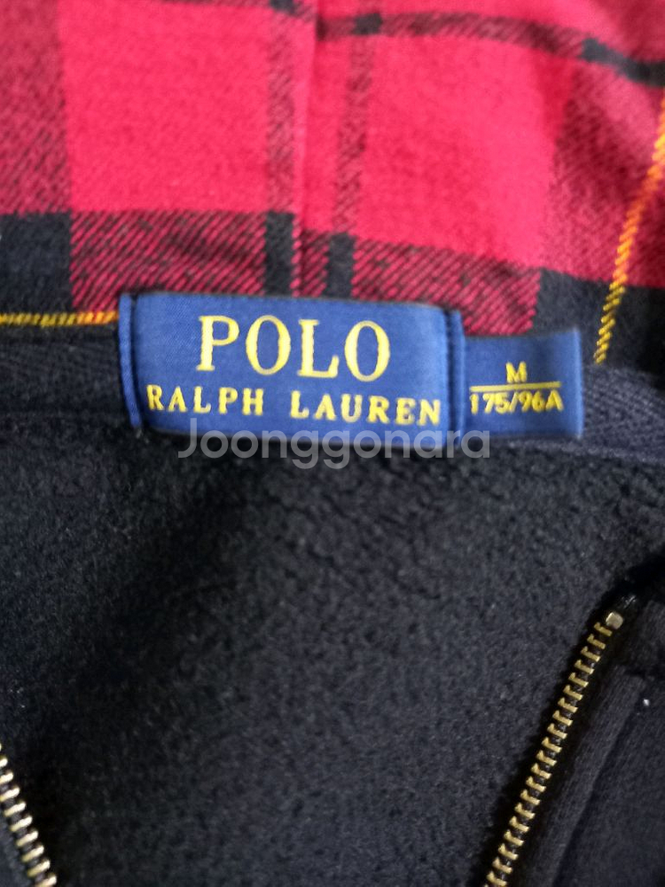 정품 POLO 폴로 블랙 빅포니 투웨이 후드집업 95~--3