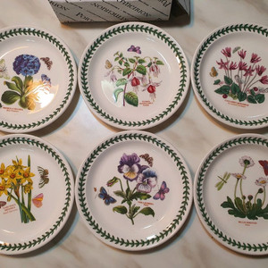 공식수입)영국포트메리온 소접시18.5cm 6개값(새상품