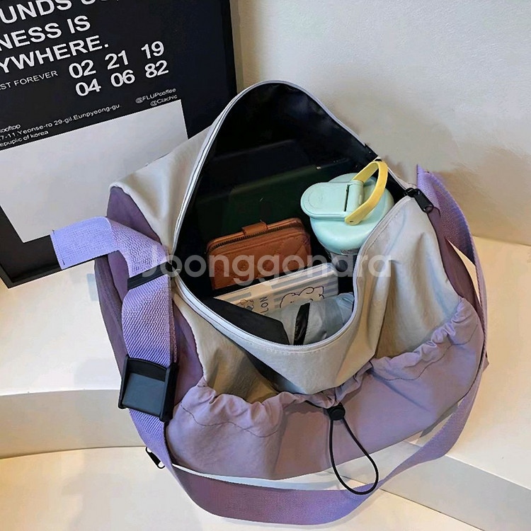 보스턴백 여행가방 헬스가방 대용량 남여공용 크로스백--7