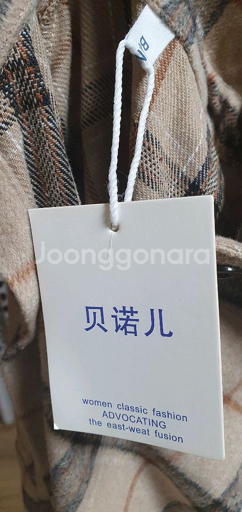 여자 베이노얼 오버핏 체크 셔츠--8