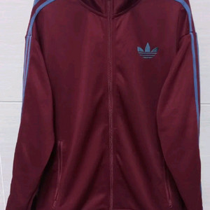 아디다스 희귀 대장급 파이어버드 버건디 와인 실버 져지