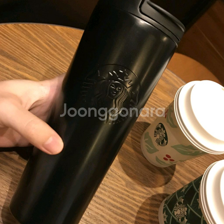 스타벅스 텀블러 보온병 물병 남여공용 선물용도 화이트--2