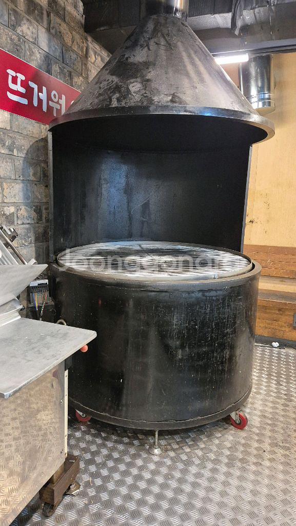 대형 회전 그릴 / 바베큐 그릴--0