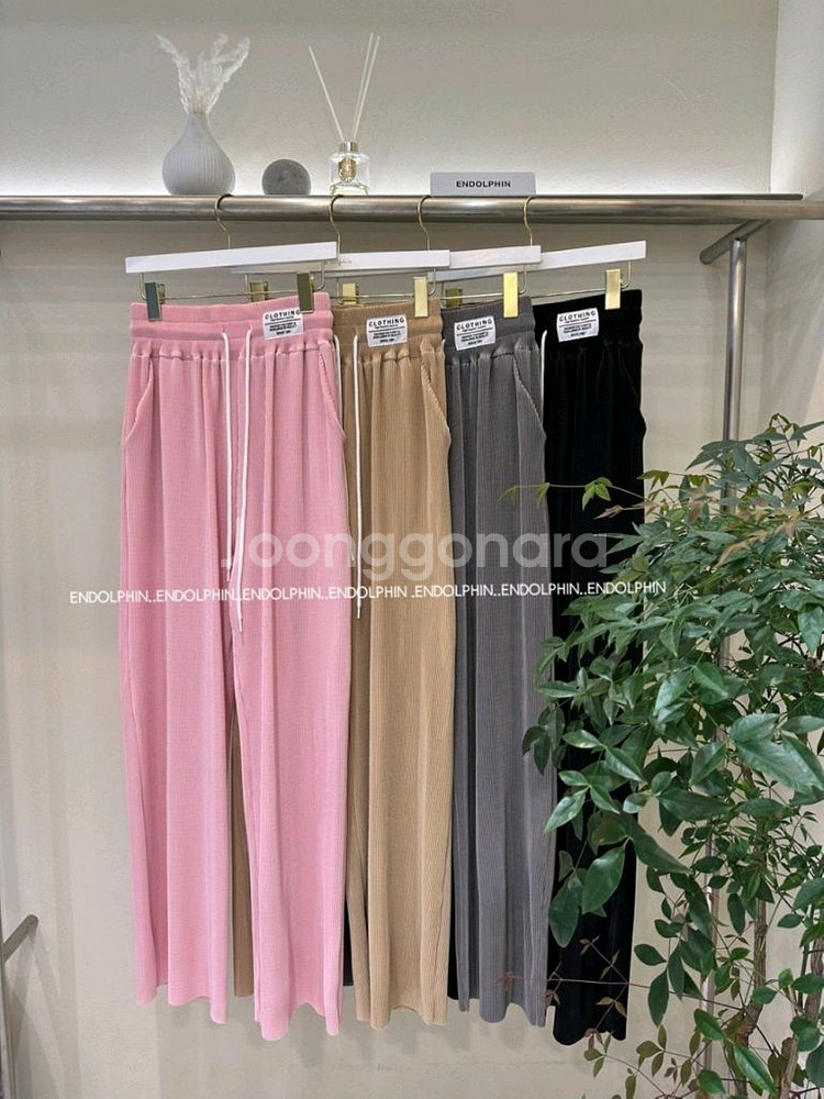 엔돌핀 플리츠 롱 팬츠 (원가)--1
