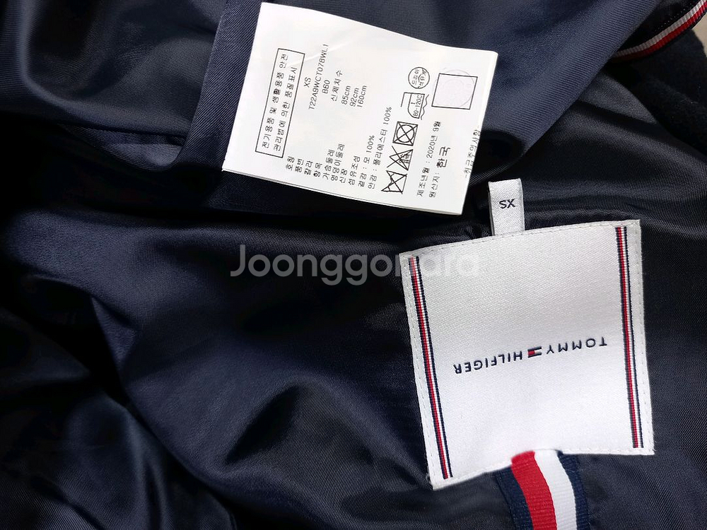 새 타미힐피거 추동 클래식 압축모 자켓 44.55--8