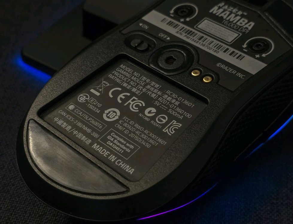 레이저 맘바 무선 게이밍 마우스 2016+무선 충전 독--5