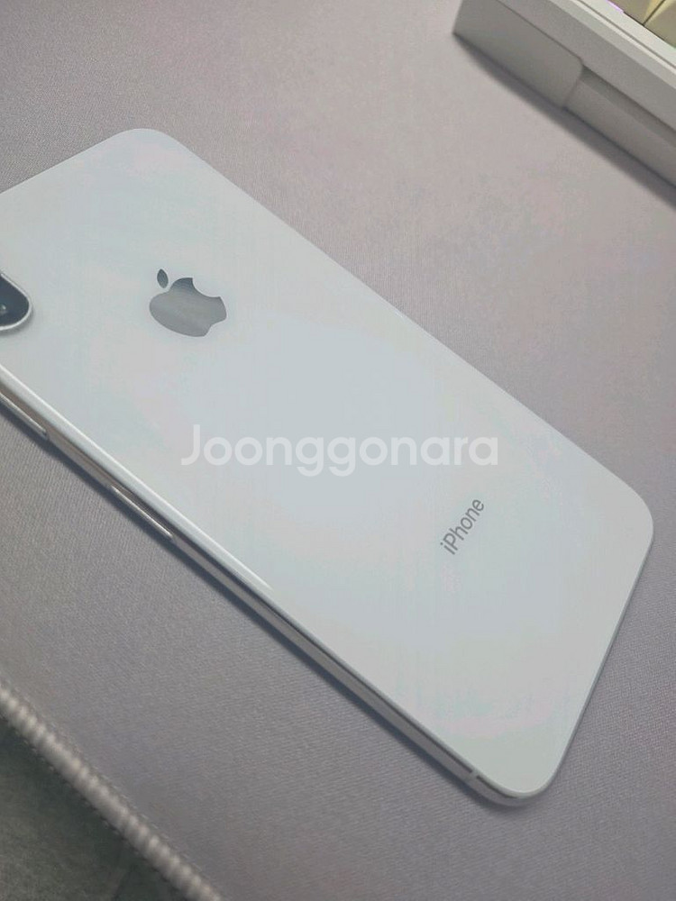 아이폰XS MAX 512GB 실버 새상품급 판매--5