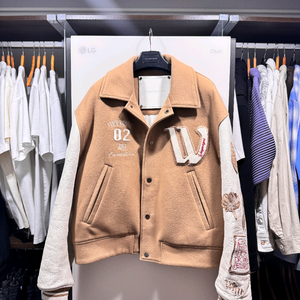 우영미 22FW 바시티 자켓 베이지 48