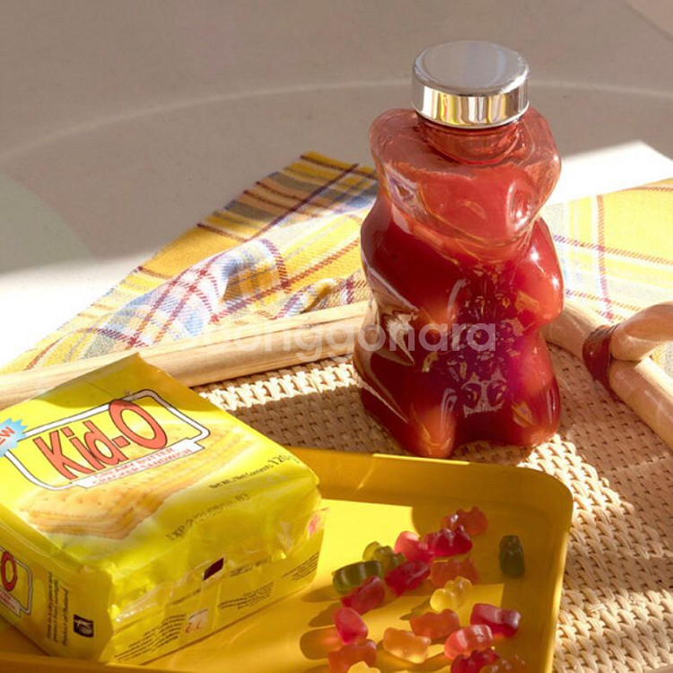 하리보 골드베렌 레드 보틀 텀블러 물병--1