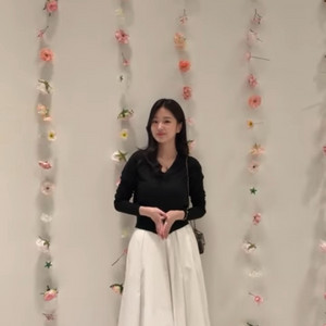 sie 시에 아네트 코튼 플리츠스커트