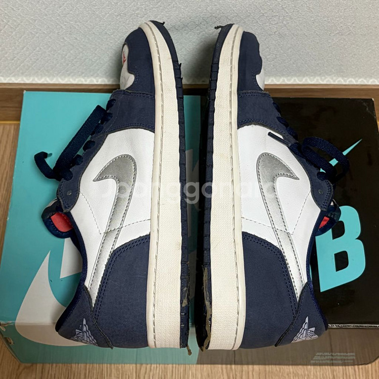 [285]조던1 로우 SB 코스턴 미드나잇 네이비--3