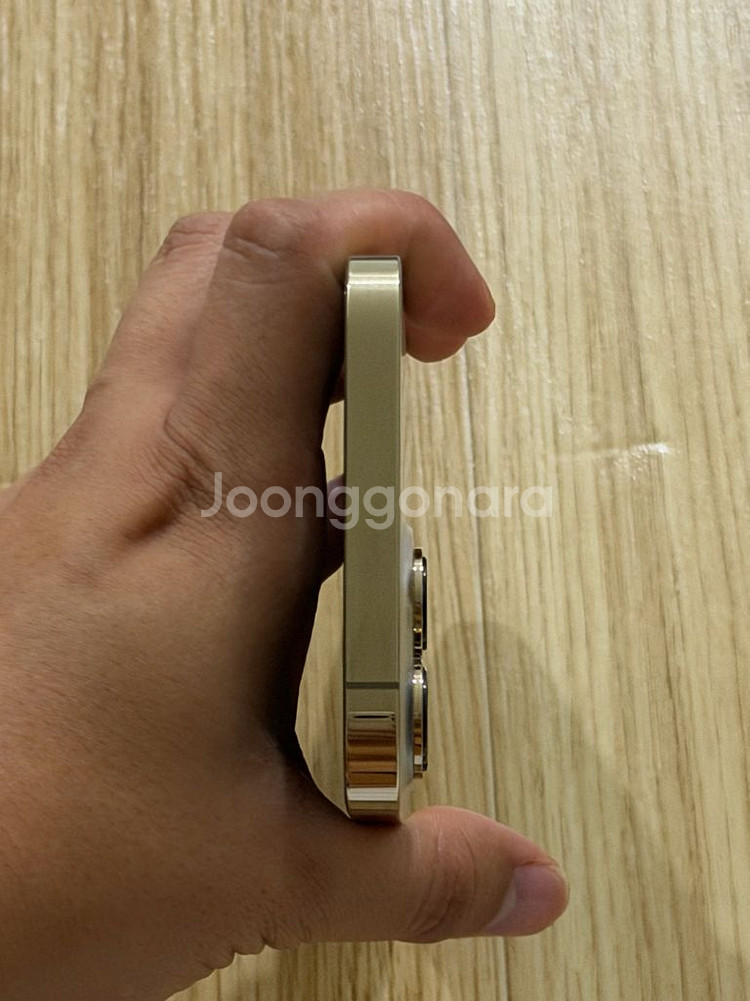 아이폰 13프로맥스 128GB 골드 S급 + 케이스 올--4