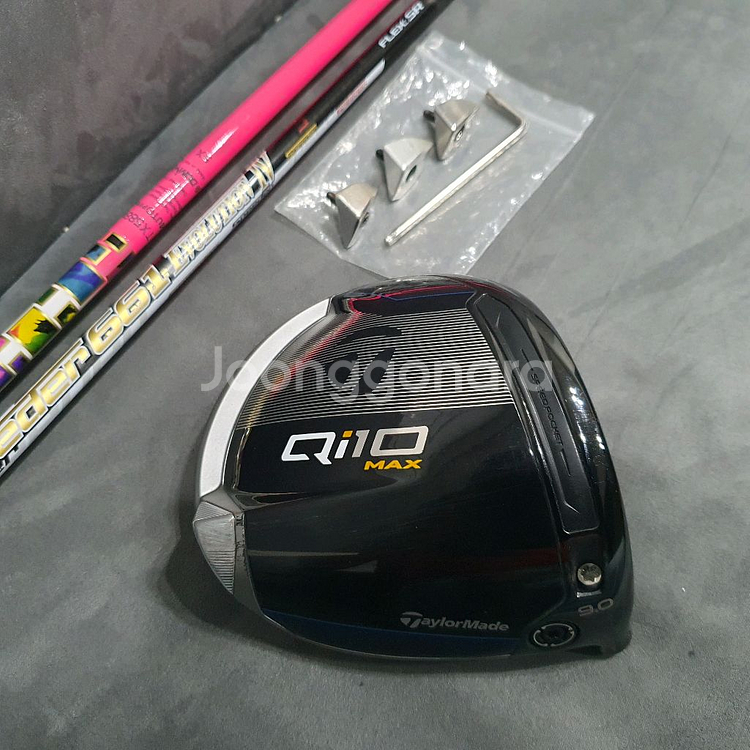 테일러메이드 Qi10 MAX 드라이버(헤드+무게추3개)--3