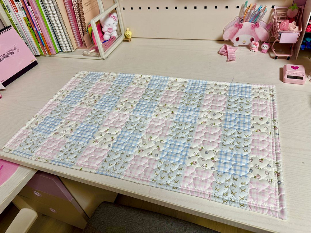 누빔 독서 책상 테이블 데스크 다꾸 매트 새상품--0