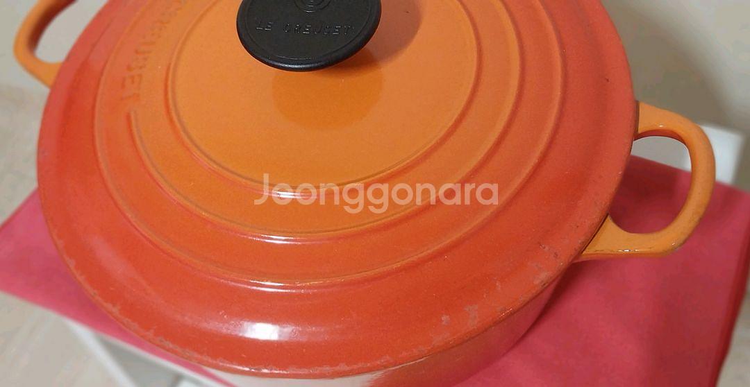 (중고)르크루제 냄비 팝니다.(24cm)--3