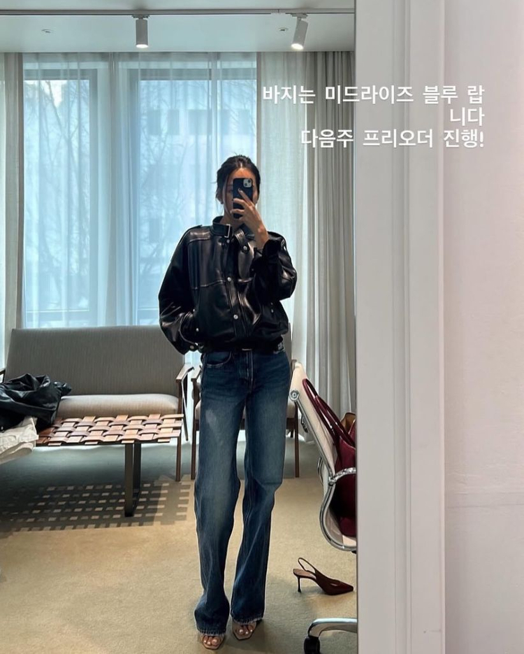 식스앤어하프 레더자켓 S 이미지