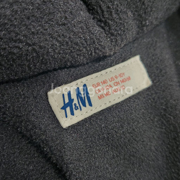 H&M 여아패딩 점퍼 블랙 140--1
