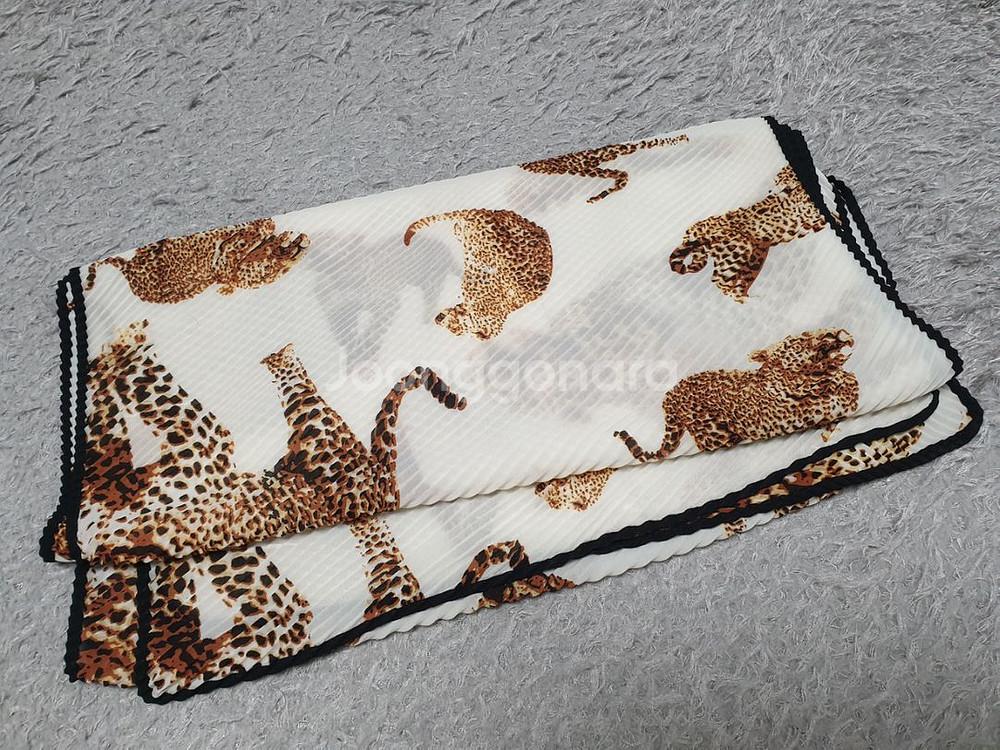 (새상품) 레오파드 머플러--0