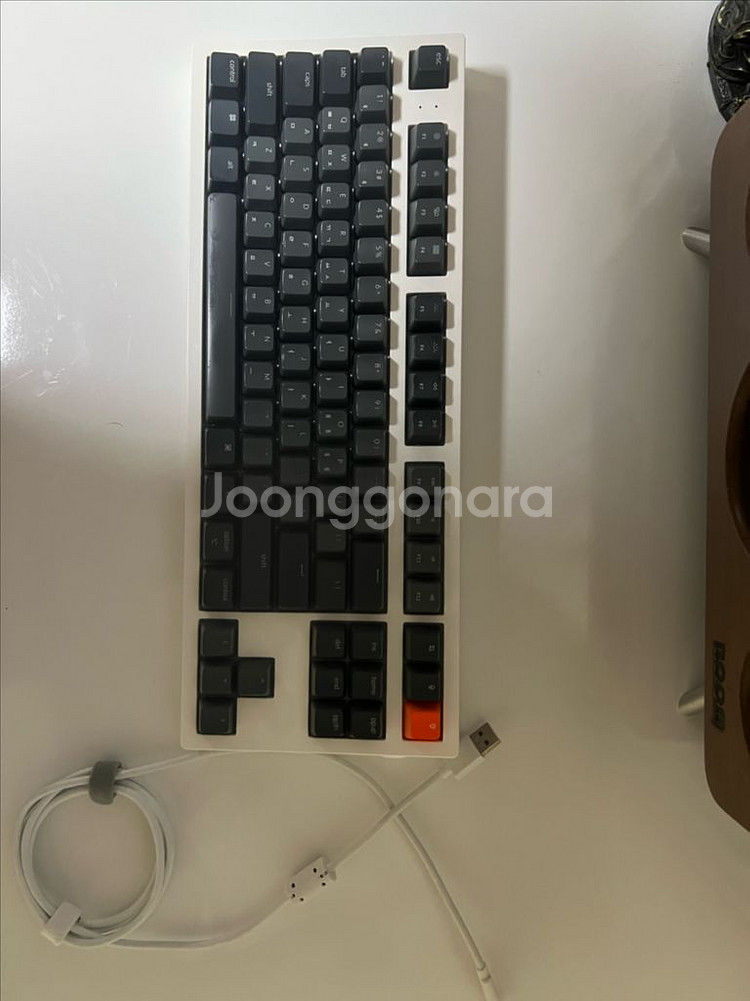 ML870 로지텍 키캡 저소음 축 흡음처리 키보으--0