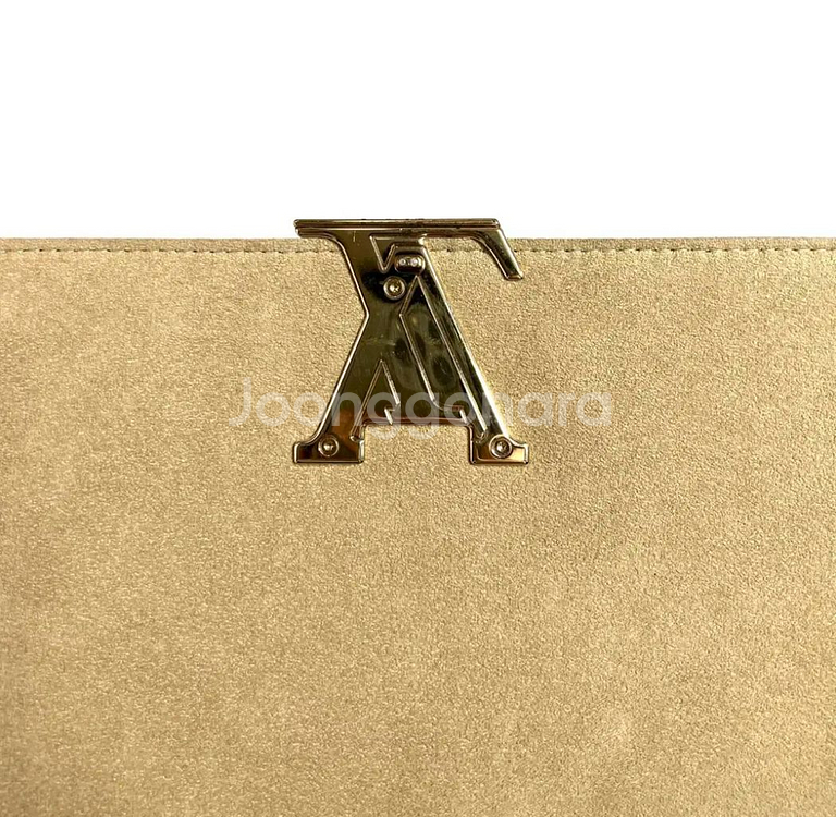 [한정] 루이비통 볼타 토뤼옹 카퓌신 금장탑핸들크로스백--3