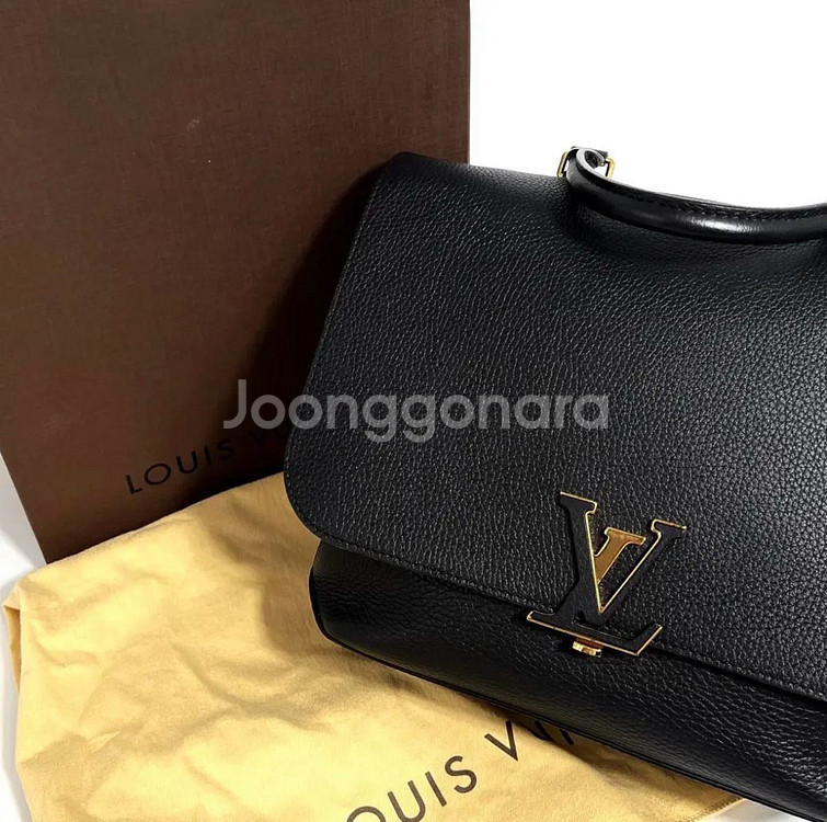 [한정] 루이비통 볼타 토뤼옹 카퓌신 금장탑핸들크로스백--5