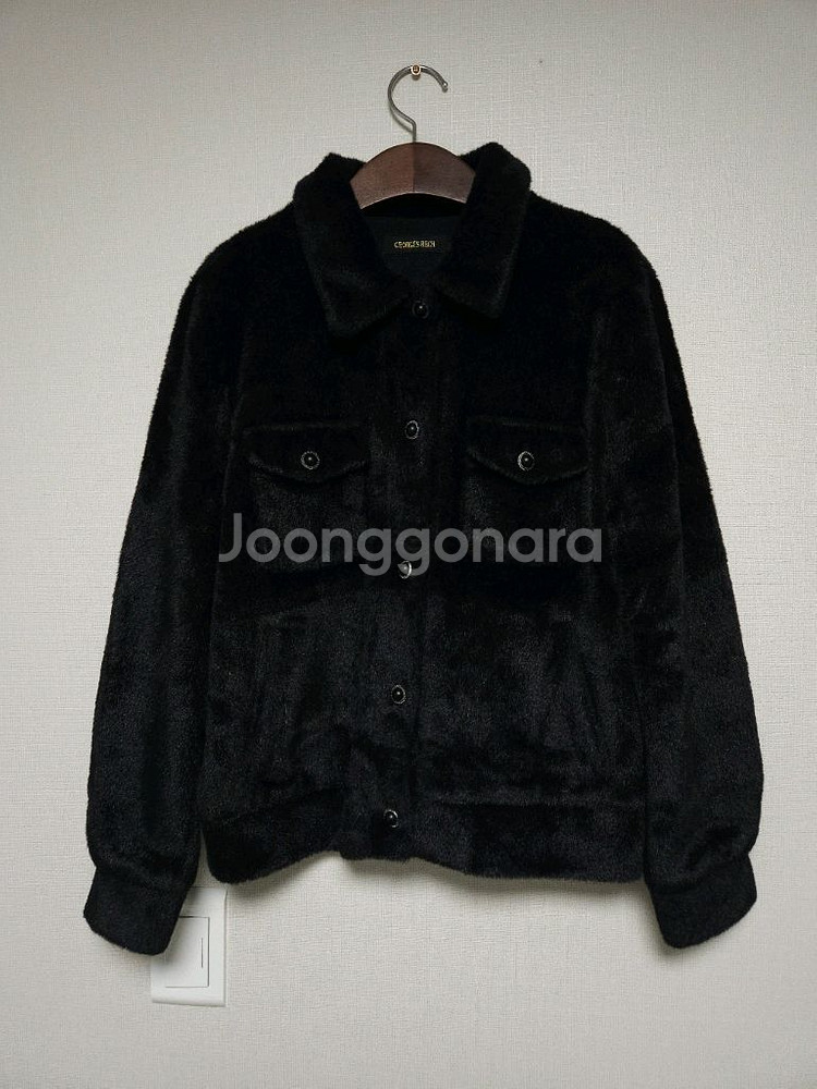 조르쥬레쉬 블랙 퍼 자켓 (90/S)--0